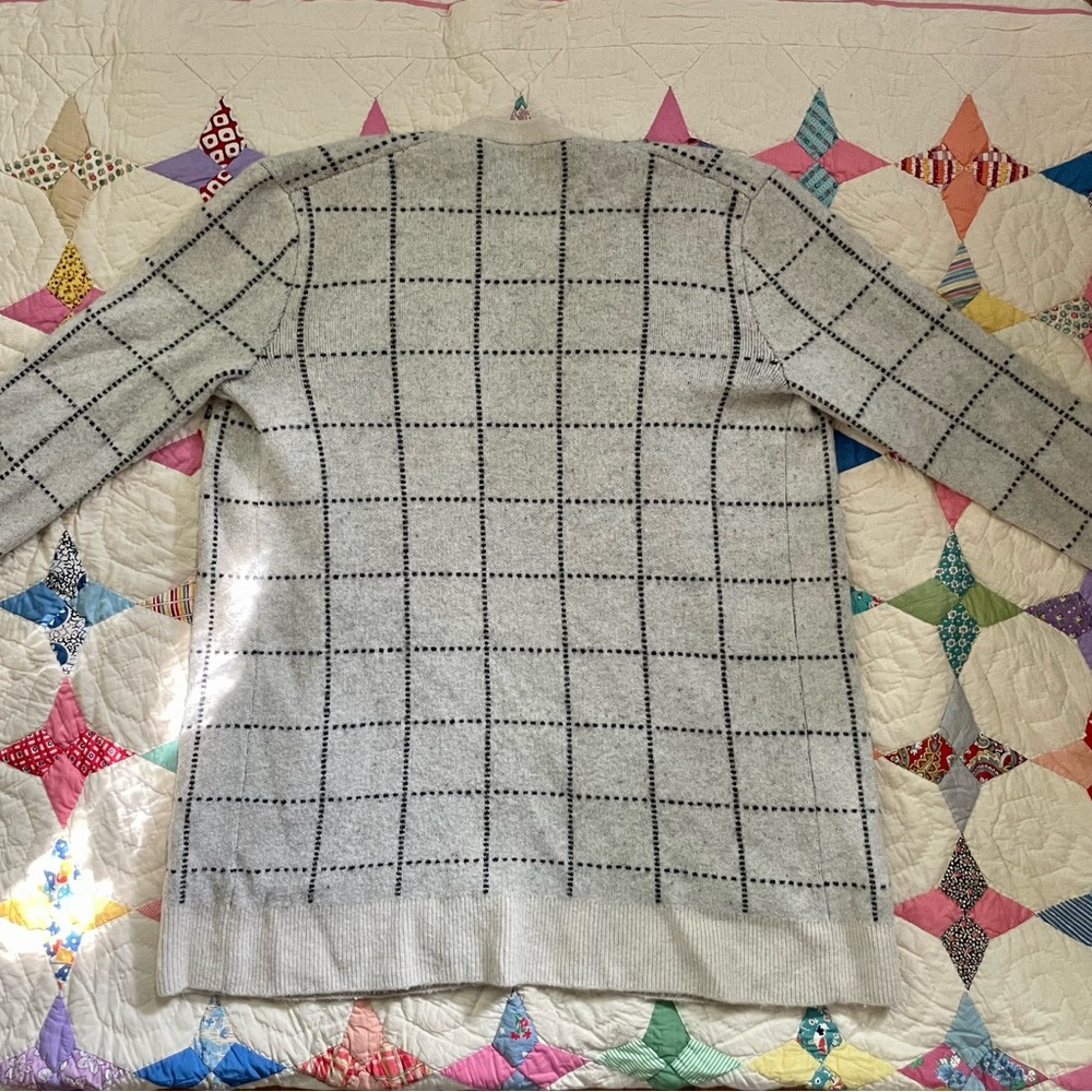 Madewell Ryder Cardigan in windowpane - Picture 11 of 14